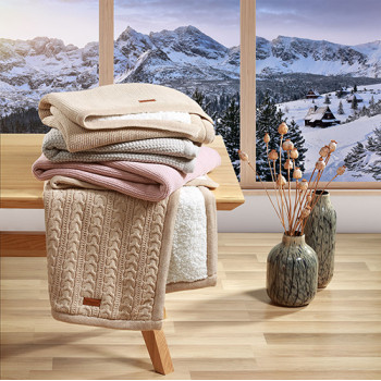 BABYONO Deka bavlnená s fleecovou podšívkou 75 x 100 cm sivá