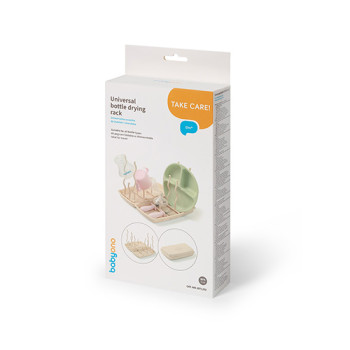 BABYONO Stojan na sušenie dojčenských fliaš a cumlíkov béžový
