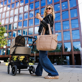 BABYONO Taška prebaľovacia Cami beige
