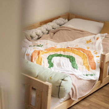 FEEDO Set zavinovačiek bambusový mušelínový 2 ks, 120x120 cm