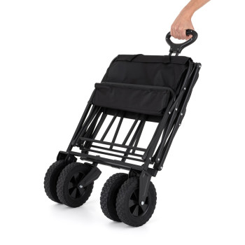 FEEDO Skladací prepravný vozík Donkey Black