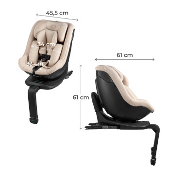 KINDERKRAFT Autosedačka I-Guard I-size (40-105 cm) Beige