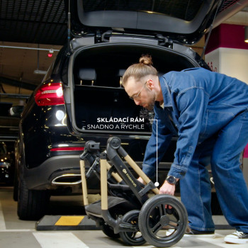 KINDERKRAFT Kočík kombinovaný 3v1 Moov 2 XL Air Black