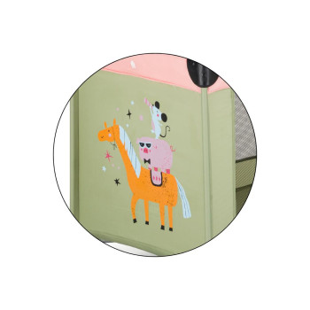 PETITE&MARS Postieľka cestovná Koot - Friends Boho Party