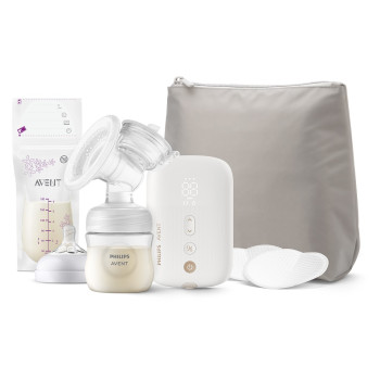 Philips AVENT Odsávačka materského mlieka elektrická nabíjacia SCF396/31+Darček