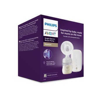 Philips AVENT Odsávačka materského mlieka elektrická nabíjacia SCF396/31+Darček