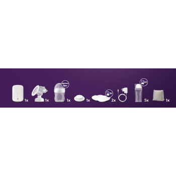 Philips AVENT Odsávačka materského mlieka elektrická nabíjacia SCF396/31+Darček