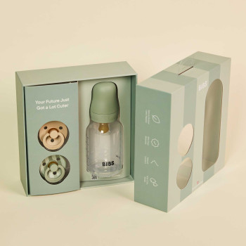 BIBS Sprinkle darčekový set Baby Blue