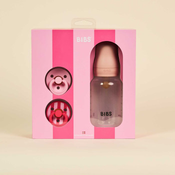 BIBS Sprinkle darčekový set Baby Blue