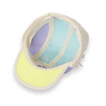 KiETLA FUN LION šiltovka s UV ochranou a&nbsp;ochranou krku - Lion Green 46 - 49 cm