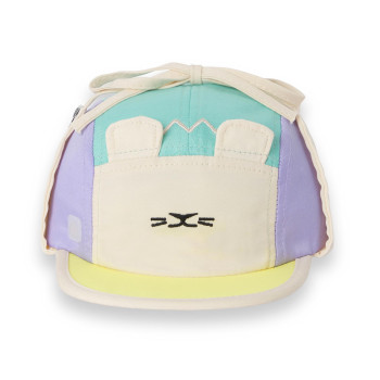 KiETLA FUN LION šiltovka s UV ochranou a&nbsp;ochranou krku - Lion Green 49 - 51 cm