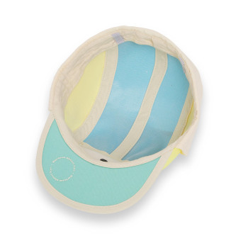 KiETLA FUN OURS‘ON šiltovka s UV ochranou a&nbsp;ochranou krku - Bear Blue 42 - 45 cm