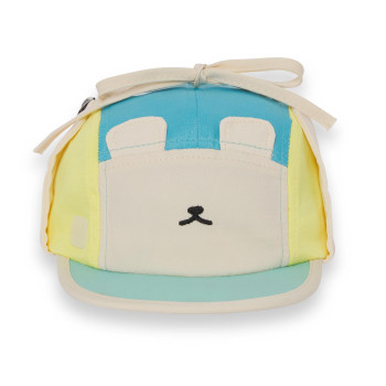 KiETLA FUN OURS‘ON šiltovka s UV ochranou a&nbsp;ochranou krku - Bear Blue 51 - 53 cm