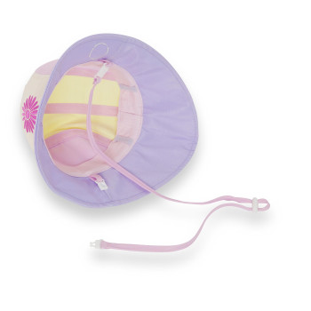 KiETLA FUN FLEUR klobúčik s UV ochranou - Flower Yellow 51 - 53 cm