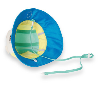 KiETLA FUN LION klobúčik s UV ochranou - Lion Green 46 - 49 cm