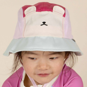 KiETLA FUN OURS‘ON klobúčik s UV ochranou - Bear Raspberry 51 - 53 cm