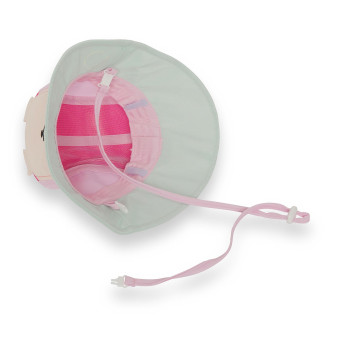 KiETLA FUN OURS‘ON klobúčik s UV ochranou - Bear Raspberry 51 - 53 cm