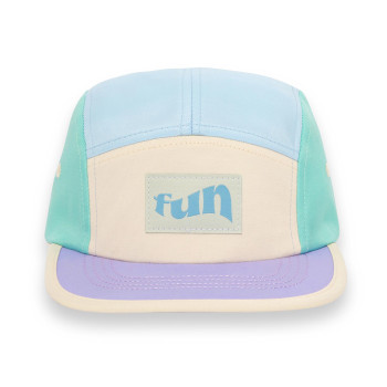 KiETLA ICONIK šiltovka s UV ochranou - Blue Fun 53 - 55 cm