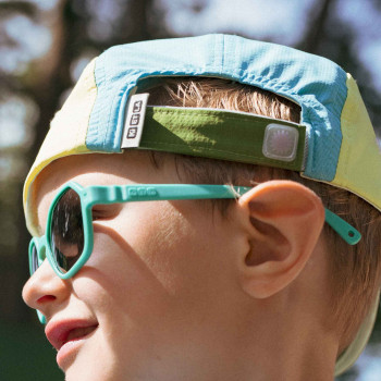 KiETLA ICONIK šiltovka s UV ochranou - Blue Rainbow 51 - 53 cm