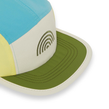 KiETLA ICONIK šiltovka s UV ochranou - Blue Rainbow 51 - 53 cm