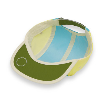 KiETLA ICONIK šiltovka s UV ochranou - Blue Rainbow 53 - 55 cm