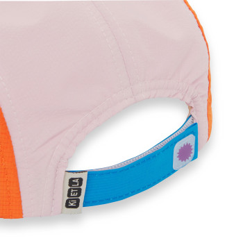 KiETLA ICONIK šiltovka s UV ochranou - Pink Love 55 - 57 cm