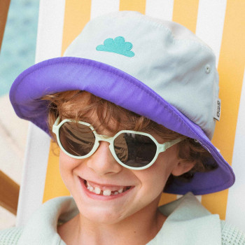 KiETLA ICONIK klobúčik s UV ochranou - Green Cloud 53 - 55 cm