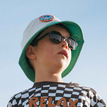 KiETLA VIBE klobúčik s UV ochranou - Green 46 - 49 cm