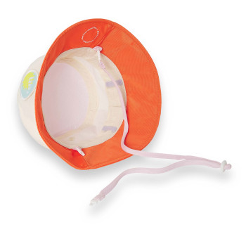 KiETLA VIBE klobúčik s UV ochranou - Orange 51 - 53 cm