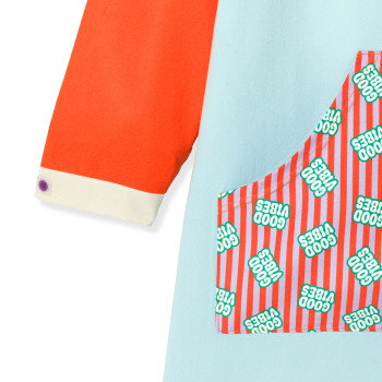 KiETLA ICONIK pončo s&nbsp;UV ochranou - Good Vibes 2-4 roky