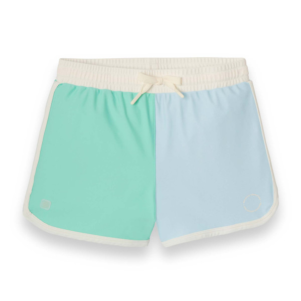 KiETLA ICONIK plavky s UV ochranou - šortky - Blue Green 6-8 rokov