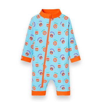 KiETLA ICONIK plavkový overal s UV ochranou - ChaCha Pop 18-24 mesiacov