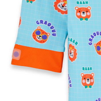 KiETLA ICONIK plavkový overal s UV ochranou - ChaCha Pop 2-4 roky