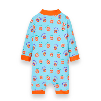 KiETLA ICONIK plavkový overal s UV ochranou - ChaCha Pop 6-12 mesiacov