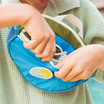 KiETLA VIBE detská ľadvinka Kaki Blue