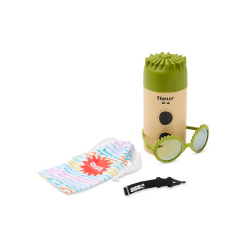 KiETLA slnečné okuliare FLEUR 1-2 roky Olive