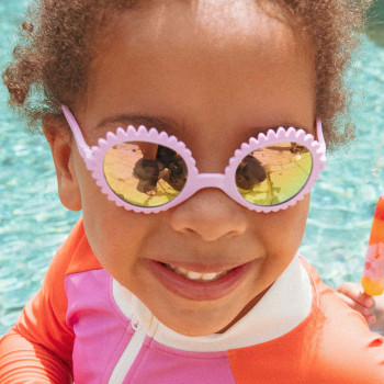 KiETLA slnečné okuliare FLEUR 2-4 roky Butter