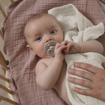 BIBS mušelínová zavinovačka z BIO bavlny Sand