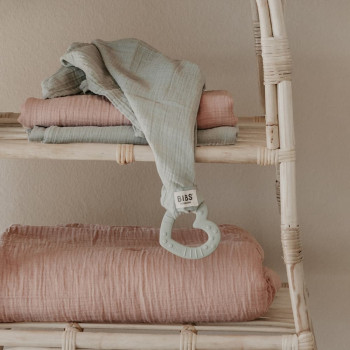 BIBS mušelínová zavinovačka z BIO bavlny Sand