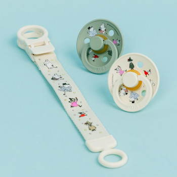 BIBS x Moomin darčekový set Ivory / Sage