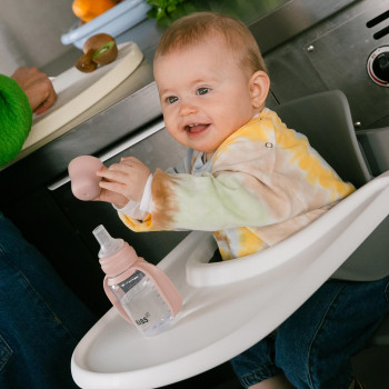 BIBS detská fľaša so silikónovým náustkom 150 ml Ivory