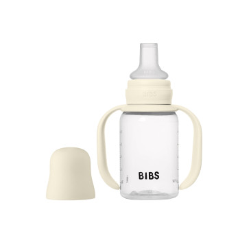 BIBS detská fľaša so silikónovým náustkom 150 ml Sage