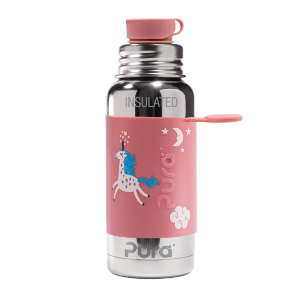 Pura TERMO fľaša so športovým uzáverom 475ml Unicorn