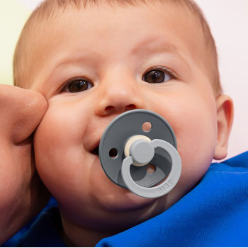 BIBS STUDIO Colour Fusion cumlíky z prírodného kaučuku 2ks – veľkosť 3 Blush Woodchuck mix