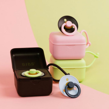 BIBS krabička na cumlíky Baby Pink