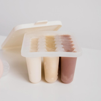 BIBS silikónová formička na mrazenie príkrmov Ivory