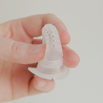 BIBS silikónový cumlík na kŕmenie Fossil Grey