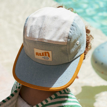 KiETLA Denim šiltovka s UV ochranou 44-48 cm Sun