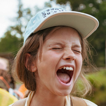 KiETLA Leopard šiltovka s UV ochranou 52-56 cm Green Leopard