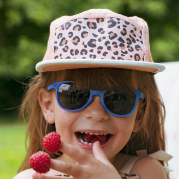 KiETLA Leopard šiltovka s UV ochranou 52-56 cm Green Leopard